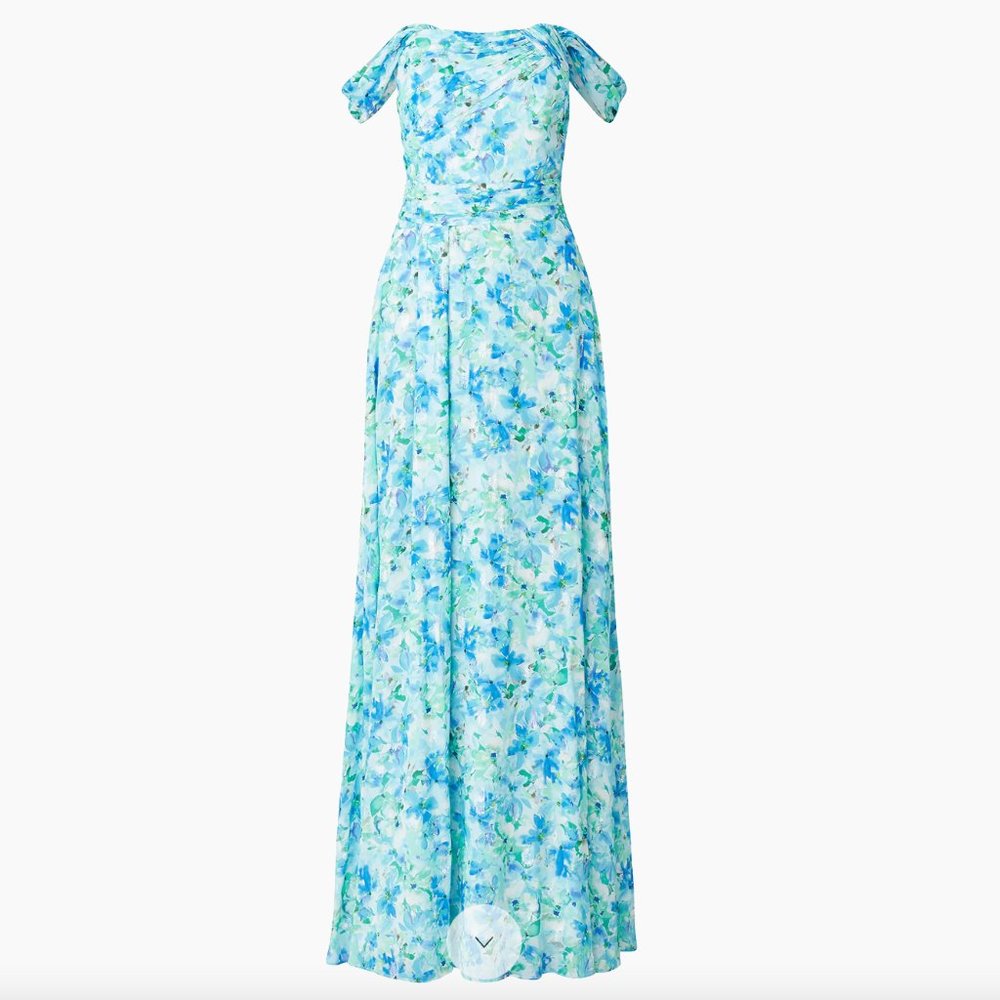 Shoshanna Whitley Off-the-Shoulder Gown, Size 2